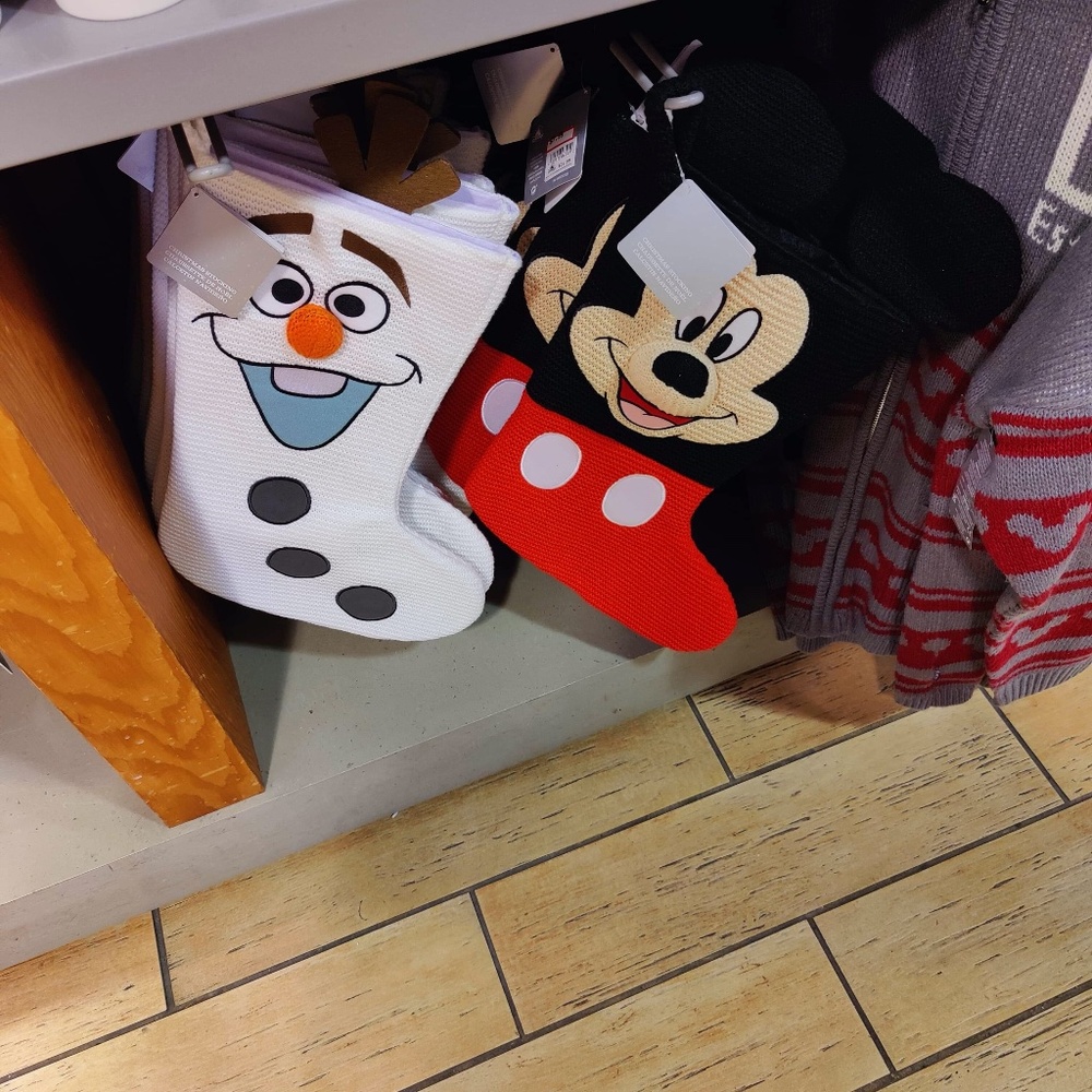 Olaf and Mickey Christmas Stockings